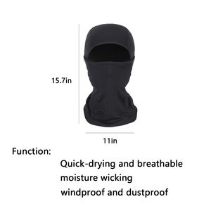 Pasamontañas de poliéster para hombre, máscara de esquí a prueba de polvo y a prueba de viento para deportes al aire libre, uso diario, máscara facial para motocicleta de Ciclismo de Invierno - Product Image 4