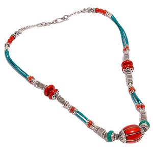 เครื่องประดับสร้อยคอทิเบตเครื่องประดับทำด้วยมือ - Product Image 1