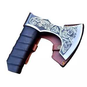 Ragnar Butterfly twist leather wrapping <b>axe</b> - Product Image 2