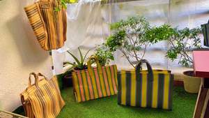 ถุงซิปพลาสติก PP ผ้าทอรีไซเคิลขนาดใหญ่เป็นมิตรกับสิ่งแวดล้อมถุงซักผ้าแบบนำกลับมาใช้ใหม่ได้อย่างยั่งยืน - Product Image 3