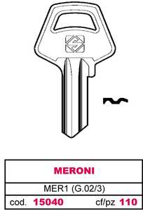 Chiave Asc Mer1 (g.Vac 3) Meroni - Product Image 1