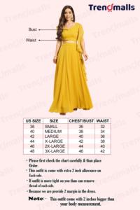 Trendmalls Crop Top Lehenga Choli pour femme, jaune, coupe trapèze, semi-cousu, brodé, col en V, taille naturelle, en Georgette, avec Dupatta - Product Image 4