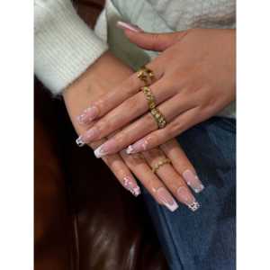 Blush Petal Affair – Faux ongles à presser, accessoire décoratif élégant pour nail art - Product Image 2