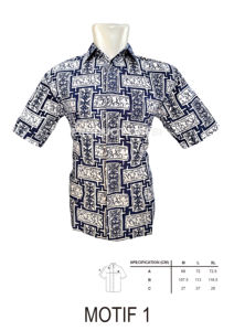 <span class=keywords><strong>Camicia</strong></span> nuovo motivo a basso prezzo <span class=keywords><strong>camicia</strong></span> Batik di alta qualità tradizionale indonesiana Batik vestiti di cotone 100% vacanza marca Romer - Product Image 2