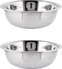 Tazón Metálico Multiusos de Acero Inoxidable, Tazón para Alimentos, Ensaladas, Frutas, Tazón para Mezclar, Vajilla para Mesa, Uso Doméstico y en Restaurantes - Product Image 5