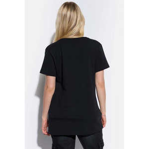 Camiseta Casual Básica de Manga Corta con Cuello en V, 100% Poliéster - Product Image 4