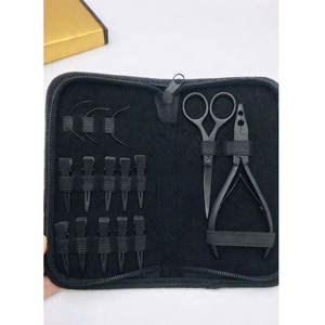 Gold Plated Professional <b>Hair</b> <b>Extension</b> <b>Tool</b> Kit Complete Precision Styling Set - Product Image 6