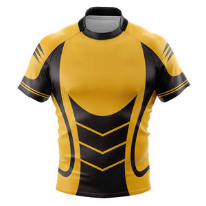 Maillot de rugby personnalisé unisexe, très demandé, avec logo personnalisé, respirant et léger, pour hommes - Product Image 1
