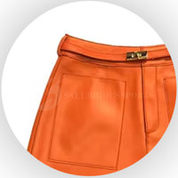 Shorts chauds pour femmes Front Pocket's, coupe régulière, tissu en spandex/polyester, respirant, imperméable, coupe-vent, taille haute, cordon de serrage