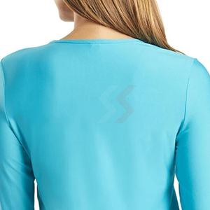 <b>Women</b> Compression Fitness Wear Ladies <b>Rash</b> <b>Guard</b> Best Selling Product Gym Workout Lightweight <b>Women</b> <b>Rash</b> <b>Guard</b> OEM Breathable - Product Image 5