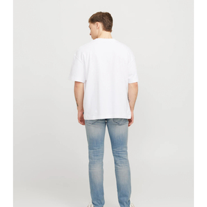 Jeans slim en denim délavé de qualité supérieure pour hommes, taille mi-haute, coupe ajustée, écologiques, droits, en gros, skinny, délavés, vintage - Product Image 6