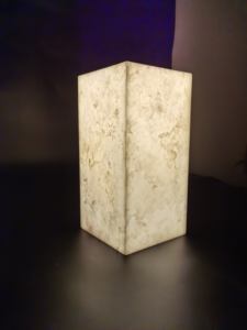 Marmeren Albast Ambiance Led Pilaar Lamp Natuurlijke Landschap Modellering Kerst Thanksgiving Tuin Huis Decoratieve Motief Verlichting - Product Image 3