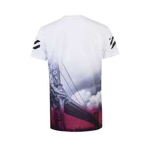 เสื้อยืดผ้าโพลีเอสเตอร์100% สำหรับผู้ชายเสื้อยืดแห้งเร็วสำหรับฤดูร้อนพิมพ์โลโก้ตามสั่ง - Product Image 2