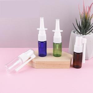 Mini Botella de Spray Nasal de 10 ml, Color Ámbar, para PET/PP Azul Verde, con Tapa, Sellado con Cepillo y Serigrafía para Uso Médico - Product Image 4