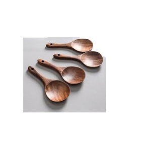 Cuchara de arroz de madera de alta calidad, precio barato, artesanía de acacia, hecha a mano, ecológica - Product Image 2