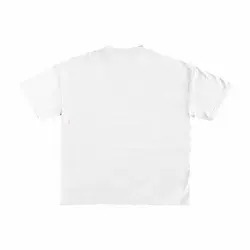 T-shirts Oversize Homme en Coton/Fibre de Bambou 180 GSM Jersey Col Rond Imprimé en Relief Personnalisé Respirant Teint en Pièce - Product Image 2