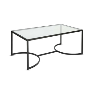 Table basse rectangulaire de luxe en marbre pour la maison La plus grande entreprise de fabrication Zone de réception simple en verre à la mode - Product Image 3