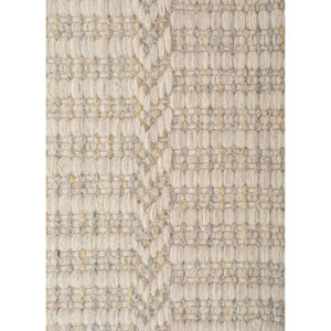 พรมขนสัตว์ทอมือ Abrash Ivory Flat Weaves สีพื้น ขนาด 9x12 ฟุต รูปทรงสี่เหลี่ยมผืนผ้า สำหรับบ้าน โถงทางเดิน ห้องนั่งเล่น และห้องนอน-ADWL-157 - Product Image 3