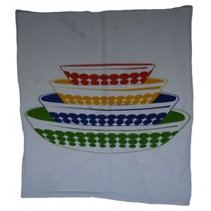 Serviette de cuisine jetable 100% coton, impression numérique personnalisée, durable, sac à farine respirant, écologique, hypoallergénique, séchage rapide - Product Image 3