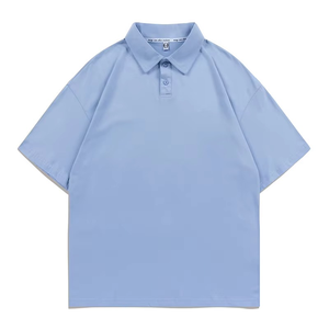 เสื้อโปโลแขนสั้นสำหรับผู้ชายเสื้อโปโลสำหรับใส่เล่นกีฬาแห้งเร็วออกแบบโลโก้ได้ตามต้องการ - Product Image 2