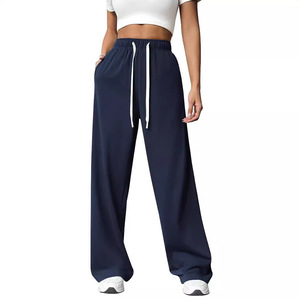 Pantalon de jogging pour femme, streetwear, hiver, voyage, anti-froissement, super doux, tissu en toile 100% coton, respirant, coupe ample, design élégant - Product Image 2
