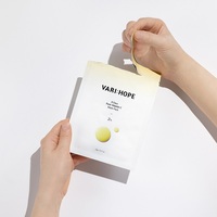 [VARIHOPE] 8 Hari Masker Wajah Lembaran Kapas Vitamin C Murni 22g 1 kotak (5 lembar) Menghilangkan Noda & Mencerahkan