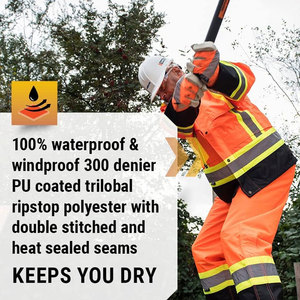 Chaquetas de Seguridad de Trabajo con Cintas Reflectantes, Chaquetas de Trabajo Personalizadas de Alta Visibilidad para Hombre - Product Image 2