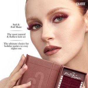 Charmlash L อุปกรณ์ต่อขนตาสีน้ำตาลเข้ม, อุปกรณ์ต่อขนตาสีน้ำตาลเข้มสีน้ำตาลอ่อน - Product Image 3