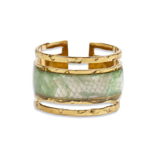 CUCOCUCA YXQ R96 Bague en acier inoxydable avec pierre nacre, magnifique bague au design intemporel pour un usage quotidien, expédition en 48h pour l'UE - Product Image 2