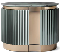 Sac souple italien minimaliste Table de chevet Armoire de chevet pour usage domestique Ensemble de chambre à coucher Meubles pour chambre à coucher