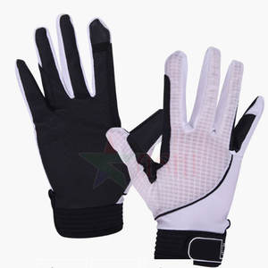 Gants d'équitation en cuir d'hiver dernier cri, imperméables, design à doigts complets, faible MOQ, personnalisables - Product Image 1