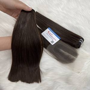 Vente en gros extension de cheveux à trame droite en os naturel 100% cheveux vierges bruts fabriqués au Vietnam de haute qualité - Product Image 6