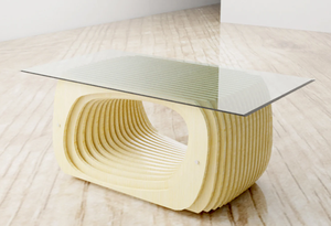 Table basse paramétrique Kalatri de luxe moderne avec fonctions amovibles légères et lavables pour la maison, le bureau et l'hôtel - Product Image 3