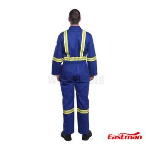 Combinaison de travail FR fournie en usine, vêtements de sécurité en polyester résistant à l'eau et au feu - Product Image 4