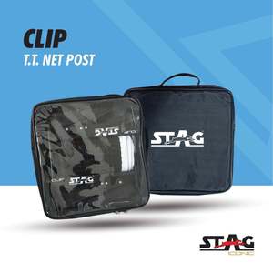 ชุดตาข่ายและเสาตีปิงปองระดับมืออาชีพ ยี่ห้อ Stag Iconic สำหรับใช้ในร่ม ทำจากพลาสติก - Product Image 5