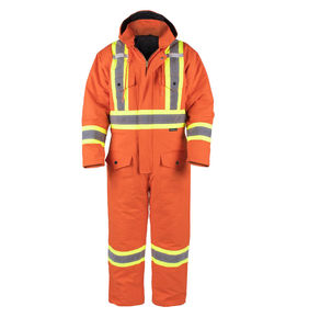 Nuevo Mono de Alta Visibilidad Personalizado al por Mayor 2025, Uniforme de Trabajo, Traje de Seguridad Eléctrica, ANSI Clase 2, Impermeable, Unisex - Product Image 4