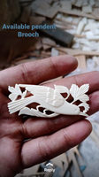 Broches en os de buffle naturel de luxe Barrette épingle à cheveux accessoires de cheveux résultats de bijoux pour filles et femmes