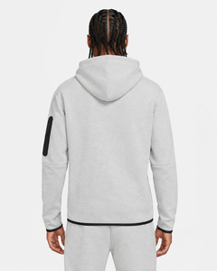 Sudadera con Capucha Gris Claro para Hombre, Corte Regular, Color Sólido, Informal, de Forro Polar, con Bolsillo Delantero, para Otoño 2027 - Product Image 4