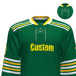 Marque privée 100% Maillot de hockey sur glace en polyester Maillot de hockey sur glace léger le plus vendu - Product Image 6