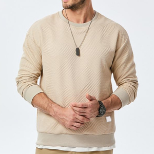 Sudadera de Algodón Combinado de Moda para Hombre, Color Sólido, Sudadera de Invierno para Hombre, en Cantidad al por Mayor - Product Image 4
