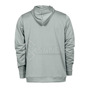 Ropa de calle de alta calidad, venta al por mayor de gran tamaño, sudaderas con capucha de media cremallera, ropa de moda para hombres, sudaderas básicas de mezcla de algodón - Product Image 2