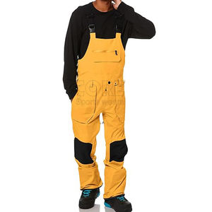 Venta al por mayor personalizar los hombres snowboard babero ropa de nieve prendas de vestir exteriores pantalón transpirable invierno Baberos - Product Image 5