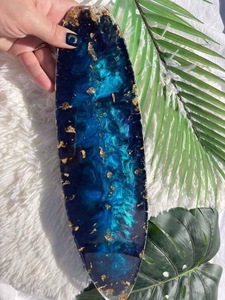 Resin <b>Decorative</b> Tray in Multiple Colors Oval Home <b>Decor</b> Resin Tray High Quality - Product Image 5