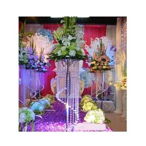 Centro de mesa de metal y acrílico de alta calidad, centro de mesa personalizado de tamaño y forma para uso doméstico en hoteles y eventos - Product Image 1