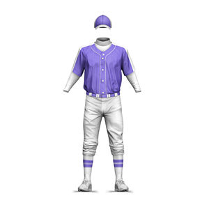 Uniforme de Béisbol de la Mejor Calidad 2025, Diseño Sublimado, Uniforme de Béisbol y Sóftbol Juvenil con Botones, Personalizado OEM - Product Image 3