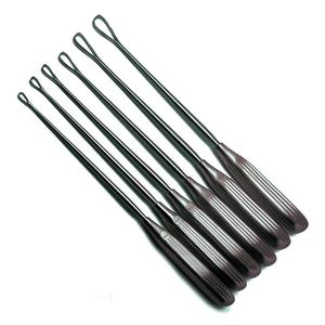 Instrumentos de Ginecología y Obstetricia, Cureta Uterina Sims de Alta Calidad, 26 cm, Afilada/Redonda, Acero Inoxidable - Product Image 5