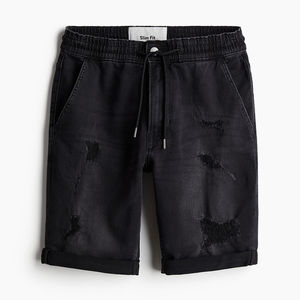 New Arrival Denim <b>Jogging</b> <b>Men</b> <b>Shorts</b> Breathable Quick Dry Windproof Anti Wrinkle Summer Casual Wear Button Fly <b>Men</b> <b>Shorts</b> - Product Image 1