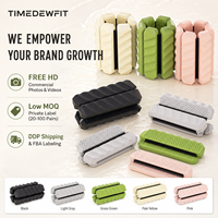 Poids de poignet en silicone ajustables et esthétiques pour femmes, pour la marche, et poids de cheville portables pour le yoga et le Pilates