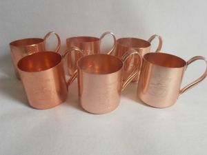 Vintage Rustic Finished Pure 100% Copper Metal Wine Mule Mug Copper Beer Mug <b>for</b> <b>Parties</b> & Moscow Drinks Luxury Style - Product Image 6