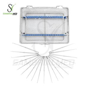 ชุดถาดฆ่าเชื้อแบบตาข่ายไมโครดิสเซคเตอร์ โรโทน คุณภาพพรีเมียม ใหม่ จำนวน 19 ชิ้น ทำจากสแตนเลสสตีล สำหรับเครื่องมือผ่าตัดประสาทแบบใช้มือ - Product Image 2